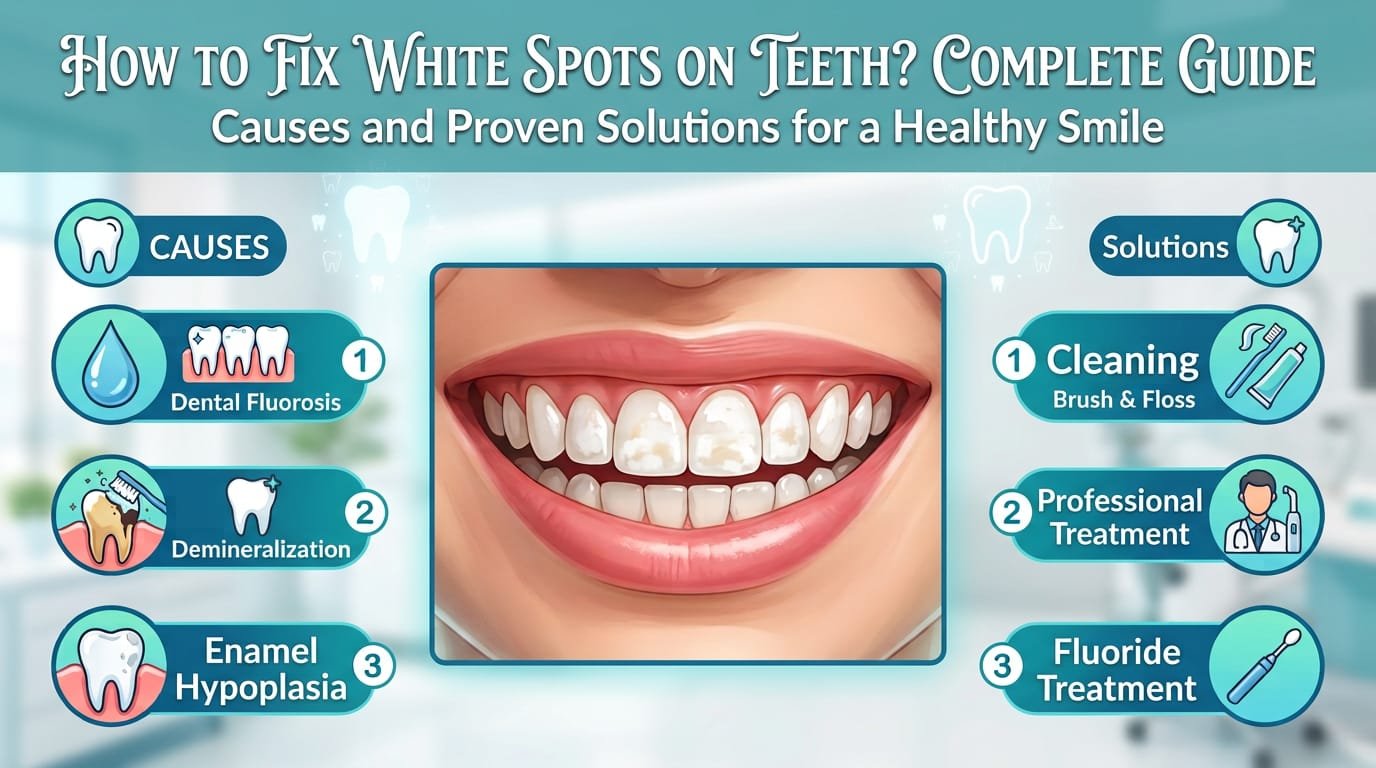 White Spots on Teeth: Causes and Solutions