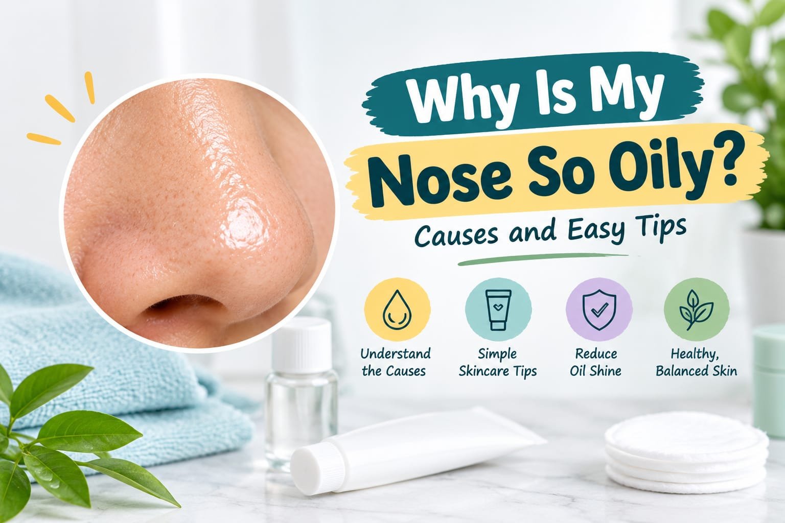 Why Is My Nose So Oily? Causes and Tips