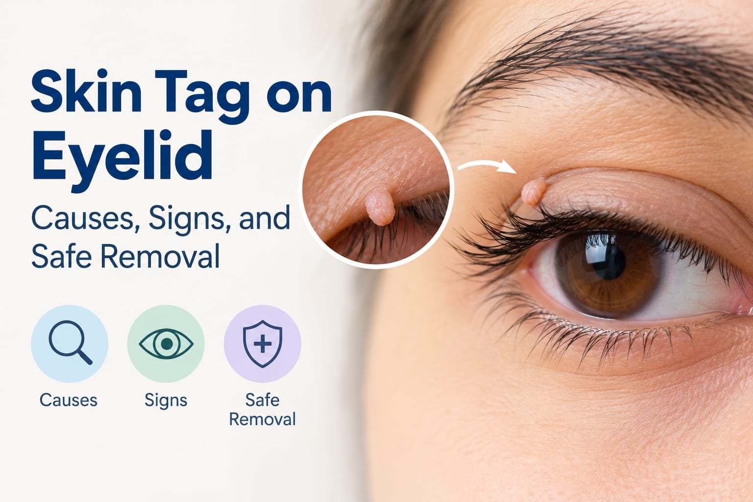 Skin Tag on Eyelid: Causes and how to remove them